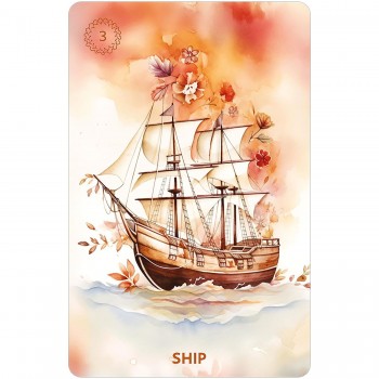 Autumn's Embrace Lenormand Kortos Dusserre by Cartamundi
